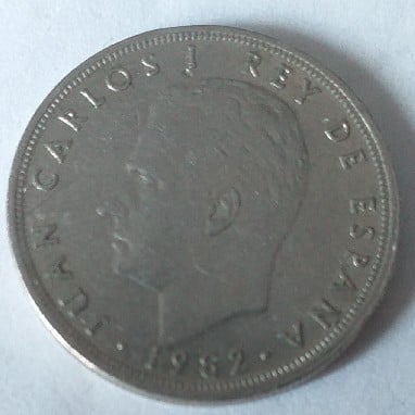 Foto 1 Moneda sin identificar: 5 Pesetas JCI 1982